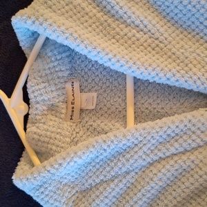 Miss Elaine womens sky blue robe XL